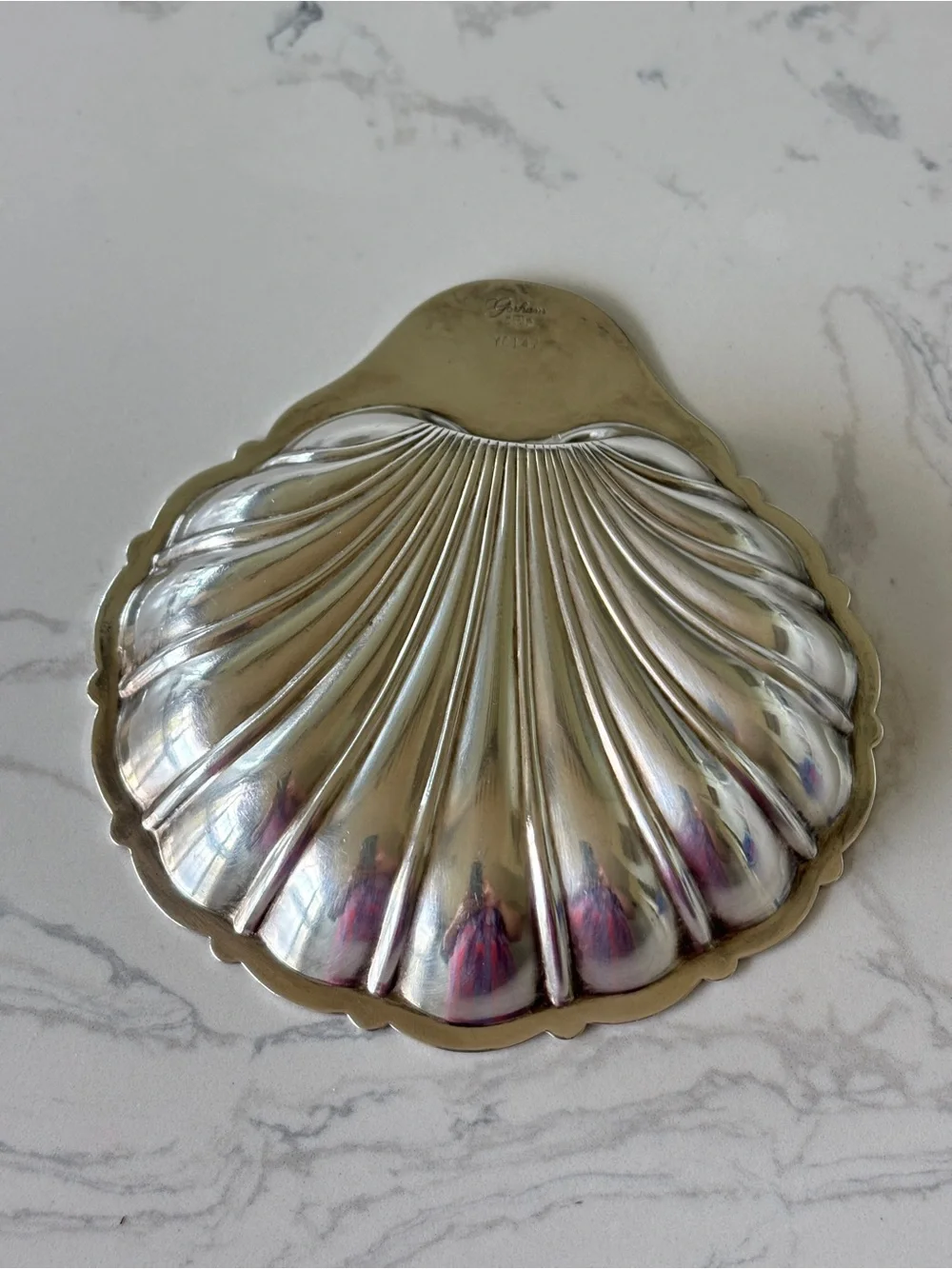 Vintage Gorham Silverplate Scallop-shaped Dish